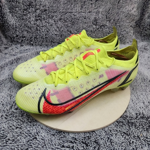 Nike Mercurial Vapor 14 Elite SG-Pro AC Volt' CV0988-761 Men’s Size 12.5 - Picture 4 of 9